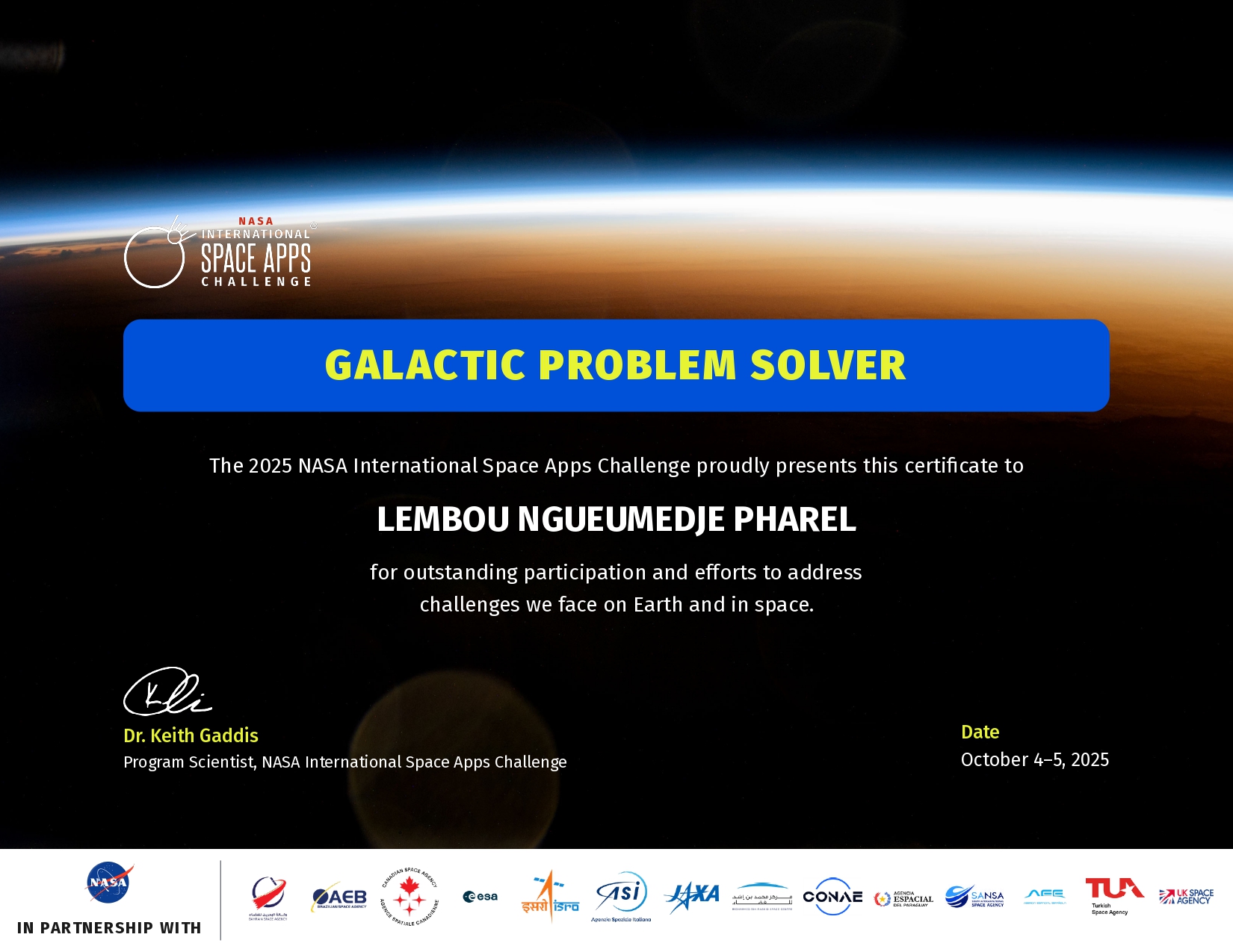 NASA Space Apps Challenge